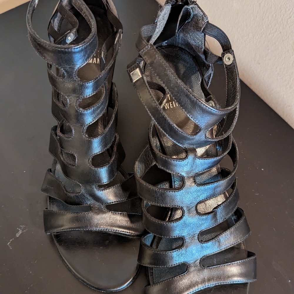 Stuart Weitzman Strappy Heels (8) - Picture 4 of 5